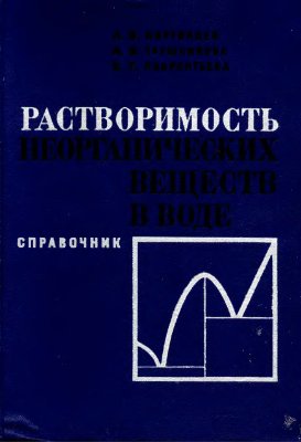 Обкладинка Растворимость неорганических веществ в воде